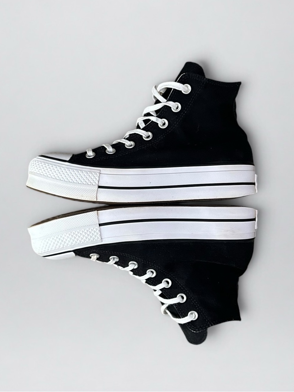 Converse Chuck Taylor All Star Lift Platform Black High Top Women’s 8 - Picture 6 of 12